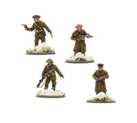 Warlord Games Infanterie britannique et canadienne (hiver) - Miniatures en résine à l'échelle de 28 mm pour l'action de boulon très détaillées Miniatures de la Seconde Guerre mondiale