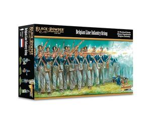 Warlord Games Napoleonic Belgian Line Infantry - Miniatures en résine à l'échelle de 28 mm pour poudre noire - Époque napoléonienne très détaillée pour jeu de guerre de table