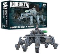 Warlord Games Panzer IV Ausf. X Walker - Miniatures d'axe pour Konflikt 47 Miniatures très détaillées à l'échelle 28 mm
