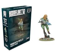 Warlord Games Roberta Wells - Firefly Hero - Miniature des États-Unis pour Konflikt 47 miniature très détaillée à l'échelle de 28 mm