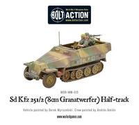 Warlord Games SD.KFZ 251/2 AUSF D (8CM GRANATWERFER) HALF TRACK Action Wargaming