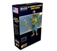 Warlord Games US Airborne (hiver) Pathfinder Squad - Miniatures en résine à l'échelle de 28 mm pour l'action de boulon - Figurines très détaillées de la Seconde Guerre mondiale