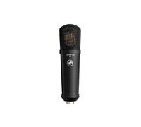 Warm Audio WA-87jr Microphone à condensateur FET sans transformateur à large diaphragme noir, microphone (condensateur à large diaphragme, capsule K87, conception FET, son de studio professionnel)