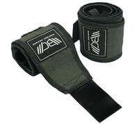 WARM BODY COLD MIND Bande Poignet Musculation - Protege Poignet de Force pour Haltérophilie Gymnastique Bodybuilding, Accessoires pour Fitness Sport Gym Powerlifting, Homme Femme (Kaki avec velcro)