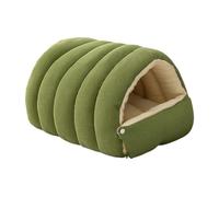 Warm Cat Bed Cave - Pet House Nest | 40x35cm Kitten Cave Bed with Soft Cushion, Plush Fabric with Warm Feel, Dog House Nest for Puppies, Indoor Outdoor Bedroom Living Room Home Winter Comfort