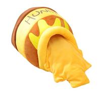Warm Cat Cave for Cats, Honeypot Cat Nest Bed, Small Dog Sleeping Bed, Cat Bed with Removable Cushion, Semi-Enclosed Cat Cave, Cute Honeypot Bed for Cats