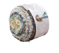 Warm Color Gradient Oil Painting Circle Yarn Segment Dyed Wool DIY Hand Woven Sweater Scarf Jacket Ball(07)