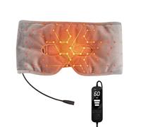 Warm Compress for Eyes - 3 Levels Electric Heated USB Rechargeable Eye Device, Adjustable Eye Warm Compress, Relaxation Eyes Care Tool for Women Travel Night Home Hotel Insomnia Relief