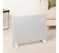 WARM CRYSTAL 1500W - Convecteur Électrique En Verre Wifi Blanc. Basse Consommation