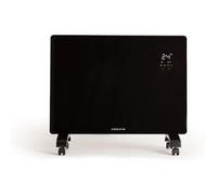 WARM CRYSTAL 1500W - Convecteur électrique en verre Wifi - Noir Noir G
