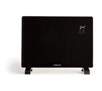 Warm crystal 1500w wifi - convecteur électrique en verre - Noir Noir G