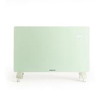 WARM CRYSTAL 2000W - Convecteur Électrique En Verre WiFi Avec Roulettes. Basse Consommation
