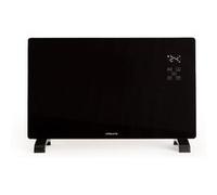 WARM CRYSTAL 2000W - Convecteur électrique en verre WiFi - Noir Noir G
