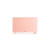 WARM CRYSTAL 2000W - Convecteur électrique en verre WiFi - Rose pastel
