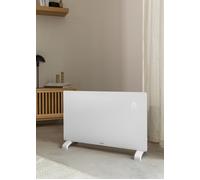 WARM CRYSTAL 2000W - Convecteur Électrique En Verre WiFi Sans Roulettes & Blanc. Basse Consommation