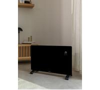 WARM CRYSTAL 2000W - Convecteur Électrique En Verre WiFi Sans Roulettes & Noir. Basse Consommation