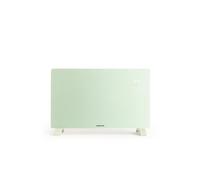 WARM CRYSTAL 2000W - Convecteur électrique en verre WiFi - Vert pastel