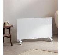 WARM CRYSTAL 2500W - Convecteur Électrique En Verre WiFi Avec Roulettes. Basse Consommation