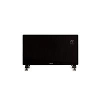 Convecteur électrique - Create - Warm Crystal 2500W - Verre trempé - WiFi - Noir