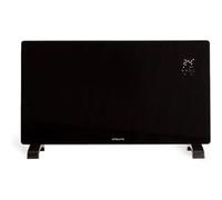 CREATE Convecteur en verre CRYSTAL 2500W – WiFi, minuterie 24h, écran tactile, IP24 – Noir