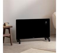 WARM CRYSTAL 2500W - Convecteur électrique en verre WiFi - Noir noir G