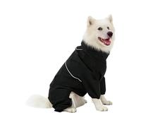 Warm Dog Snowsuit - Pet Clothing for Holiday Fun | Soft Material with Insulated Design, Cold Weather Coat, Stylish Full Body Outfit, Comfortable Wear for Outdoor Play Shopping Camping