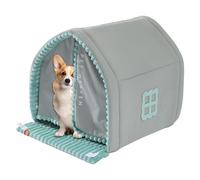 Warm Dog Tent Bed, Enclosed Cat Tent Bed, Indoor Dog Cave Bed, Cozy Pet Resting Nest, Winter Warm Dog Tent, Cozy Living Space, Easy Maintenance and Hygiene for Indoor Cats and Dogs