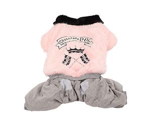 Warm Dog Winter Coat for Medium Large Dogs | Plush 4 Legged Jacket with Snap Buttons | Cold Weather Outfit for Walking, Travel, Outdoor Activities (5XL)