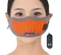 Warm Facial Relief Kit, Electric Heating Set, Gentle Heat with Pressure Soothing Feature, Comfortable Textile Material, Modern Self Care Style Finish for Bedroom Use