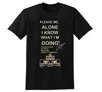 Warm Felpa Leave Me Alone I Know What Im Doing Kimi Raikkonen Quote T-Shirt Graphic EE Men's Man Black L