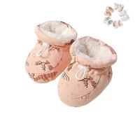Warm Fur Baby Boots, 2024 New Warm Cozy Fleece Baby Booties, Infant Winter Warm Fleece with Drawstring Shoes (PinkA,11.5cm)