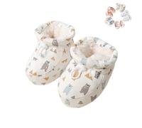 Warm Fur Baby Boots, 2024 New Warm Cozy Fleece Baby Booties, Infant Winter Warm Fleece with Drawstring Shoes (WhiteA,10.5cm)