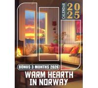 Warm Hearth in Norway 2025: Savor Over a Year of Heartwarming Norwegian Scenes, Ideal for Embracing Cozy Moments While Planning