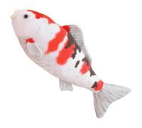 Warm Koi Pillow - Stuffed Fish Plush for Bedroom | 29.5 inch Soft Fabric with Realistic Design, Decorative Throw Cushion, Plush Doll Toy for Valentines Birthday Sofa Car