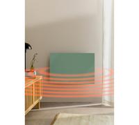 WARM MINIMAL IR - Radiateur Infrarouge Mural Avec WiFi Sauge. Basse Consommation