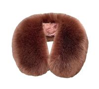 Warm Neck Chiefs 2026 Écharpe imitation col confortable et chaud en automne et hiver Accessoires pour temps froid, marron, taille unique