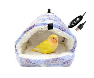 Warm Nest - Régulateur de température USB chauffant, hammock shed, maison d'hiver, hammock is designed to fit various cageMacaws Parakeets Cockatiels Finches Lovebirds Breeding Lay Eggs