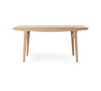 Warm Nordic Table à manger Evermore avec 2 rallonges de 45 cm chacune Natural oak. 160 cm