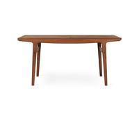 Warm Nordic Table à manger Evermore avec 2 rallonges de 45 cm chacune Teak oiled oak. 160 cm