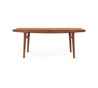 Warm Nordic Table à manger Evermore avec 2 rallonges de 45 cm chacune Teak oiled oak. 190 cm