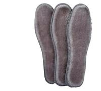 Warm Plush Insoles Soft Imitation Rabbit Fur Self-Heating Shoe Pads Winter Women Men Thicken Thermal Insole Tool(4pcs,EU 36-37)