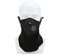 Warm Riding Mask Ventilated Retractable Outdoor Windproof Dustproof Half Face Anti Dust Winter Biking for Skiing Daily Work Commuting, Motorcycle, Cycling (Black)