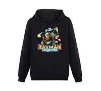 Warm Sweatshirts Rayman Legends Cotton Heavyweight Hooded Black S