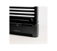 WARM TOWEL ADVANCE - Radiateur sèche-serviettes électrique avec chauffage et WiFi 1000W - Noir