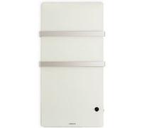 WARM TOWEL CRYSTAL - Sèche-serviettes électrique en verre avec wifi 600W - Blanc Blanc G