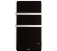 WARM TOWEL CRYSTAL - Sèche-serviettes électrique en verre avec wifi 600W - Noir Noir G