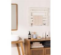 WARM TOWEL MINI - Porte-serviette électrique à suspendre ou à poser 150W - Blanc cassé Beige G