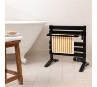 WARM TOWEL MINI - Porte-serviette électrique à suspendre ou à poser 150W - Noir noir G