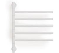 WARM TOWEL MINIMAL - Sèche-serviettes Électrique 80W Avec Barres Pivotantes À 180º Blanc. Basse Consommation