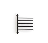 WARM TOWEL MINIMAL - Sèche-serviettes électrique 80W avec barres pivotantes à 180º - Noir
